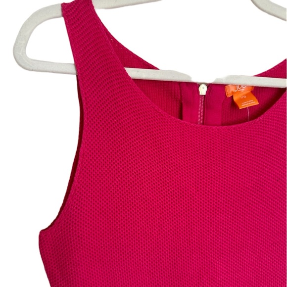 Joe Fresh Knit Peplum Sleeveless Blouse Bright Pink NWT - Picture 5 of 7
